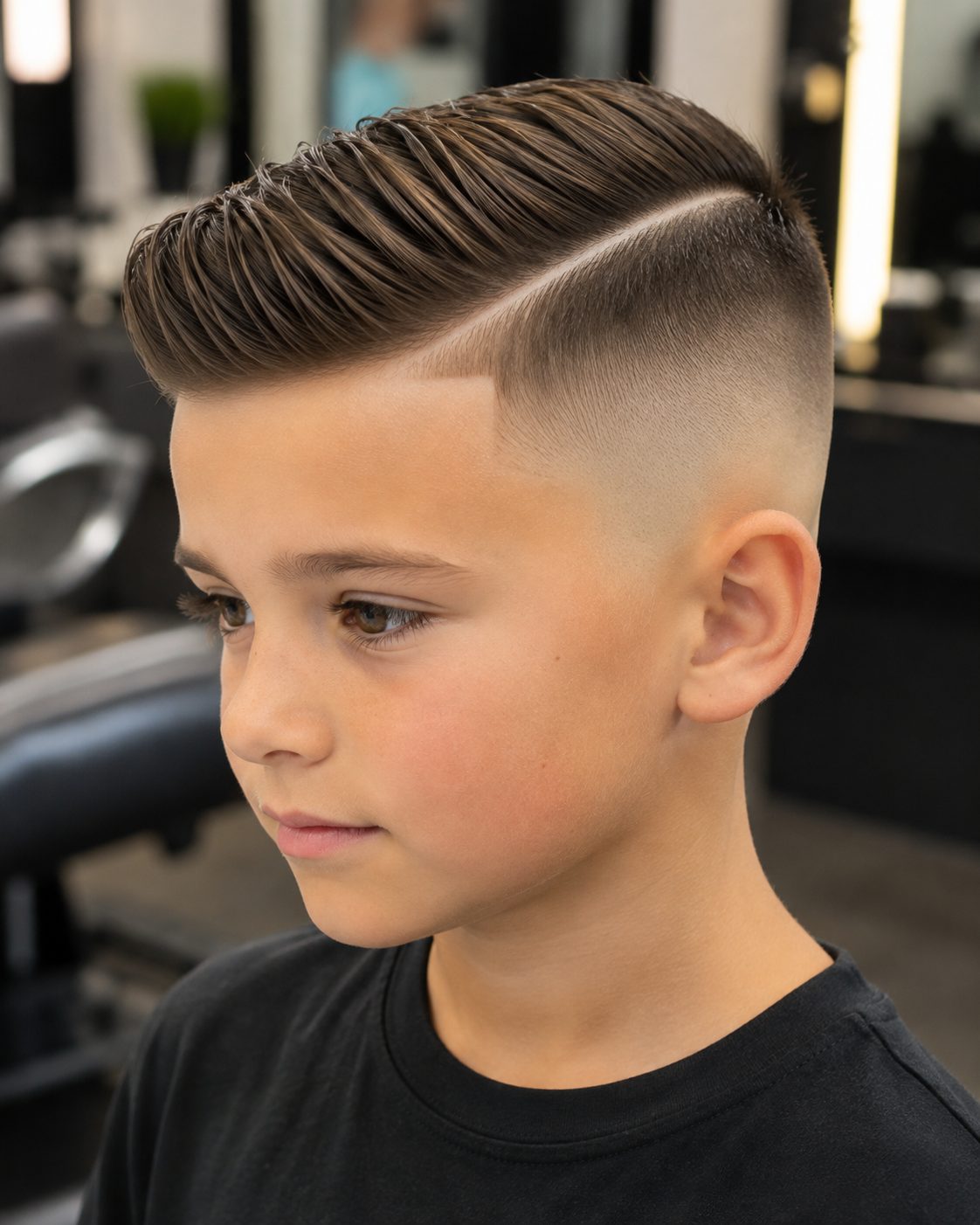 kids haircut at Downtown Mens Haircut, Mountain View, CA